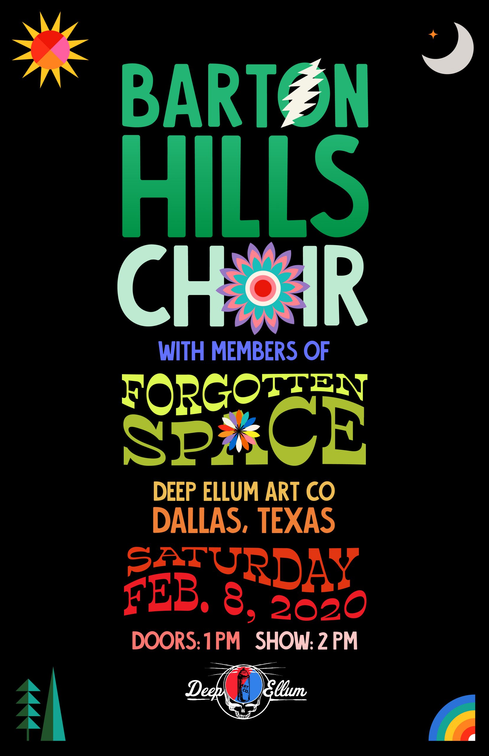 BHC Deep Ellum show poster