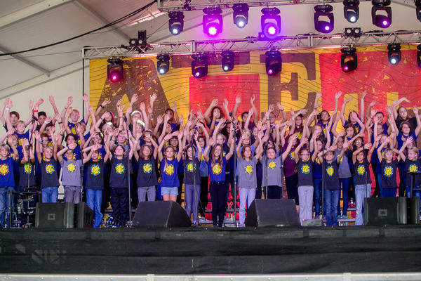 Barton Hills Choir at the 2015 Austin City Limits Music Festival