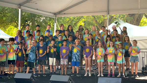 Barton Hills Choir performing at the 2019 Austin City Limits Music Festival