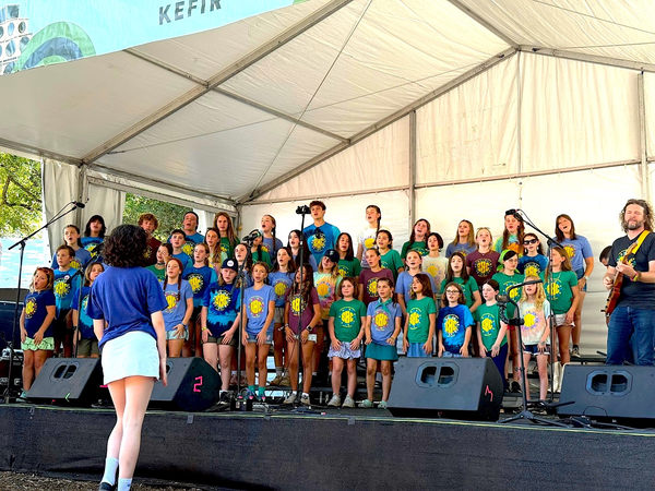 Barton Hills Choir performing at the 2025 Austin City Limits Music Festival